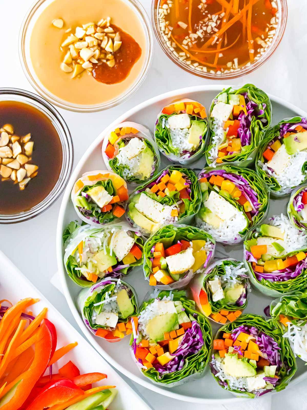  A colorful array of fresh and crisp Vietnamese veggies