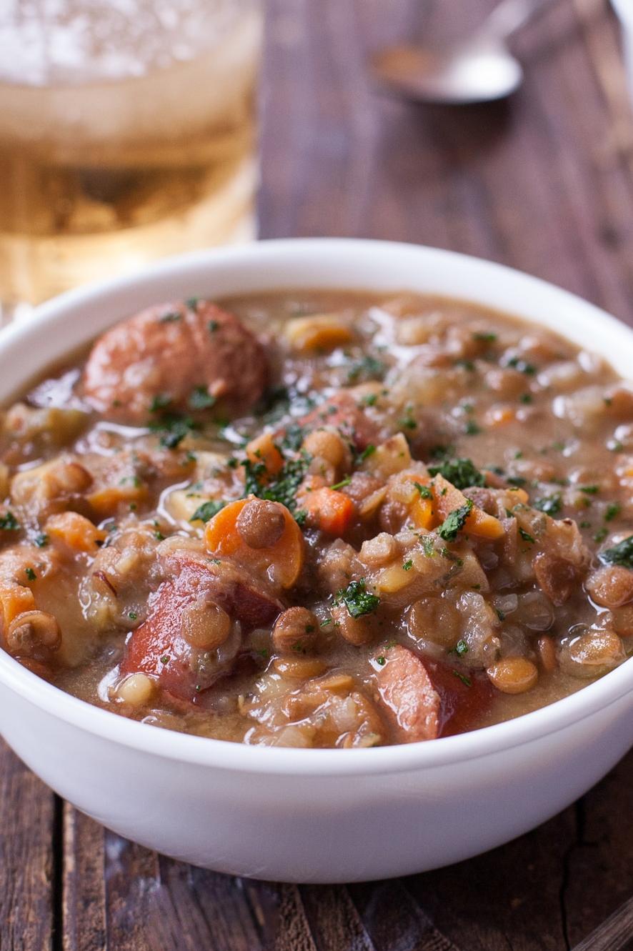  A heartier take on classic lentil soup