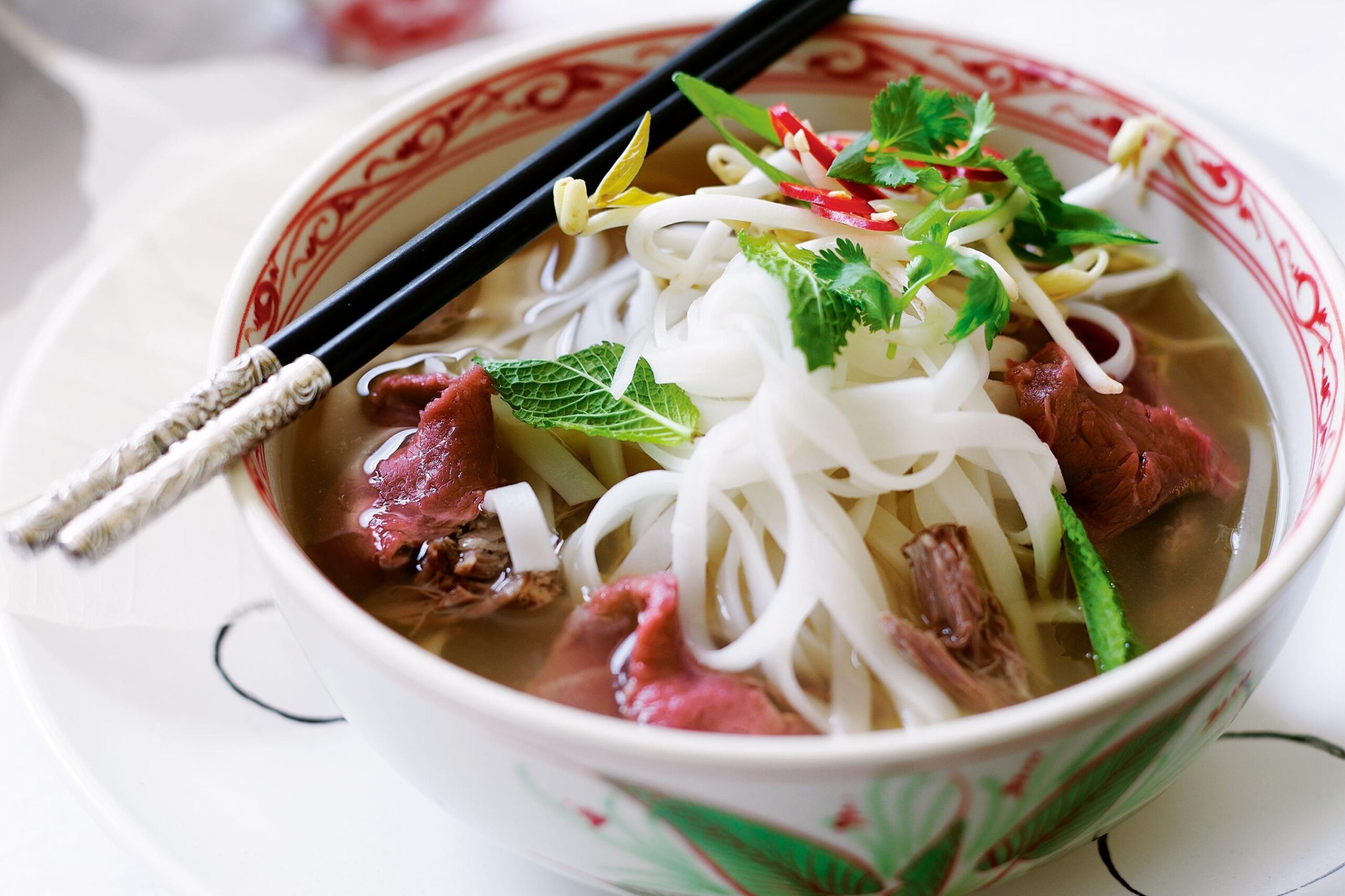 A warm and comforting bowl of Pho Bo is perfect for a cozy night in