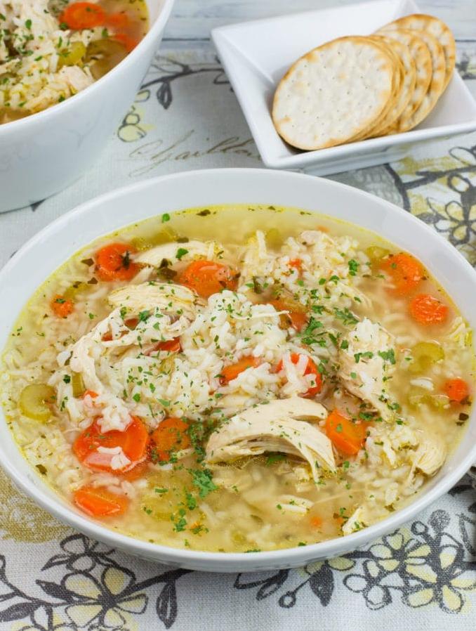  A warm bowl of comfort: Instant Pot chicken and rice soup