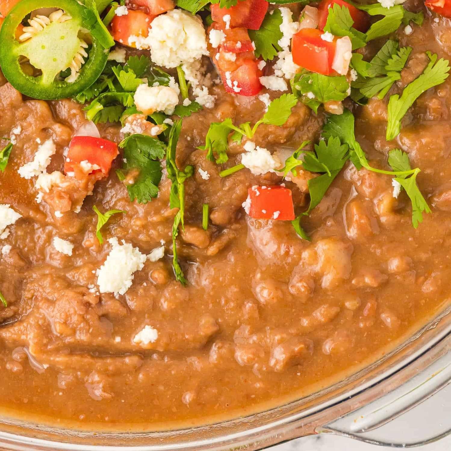  Add some spice to your life with these Refried Beans