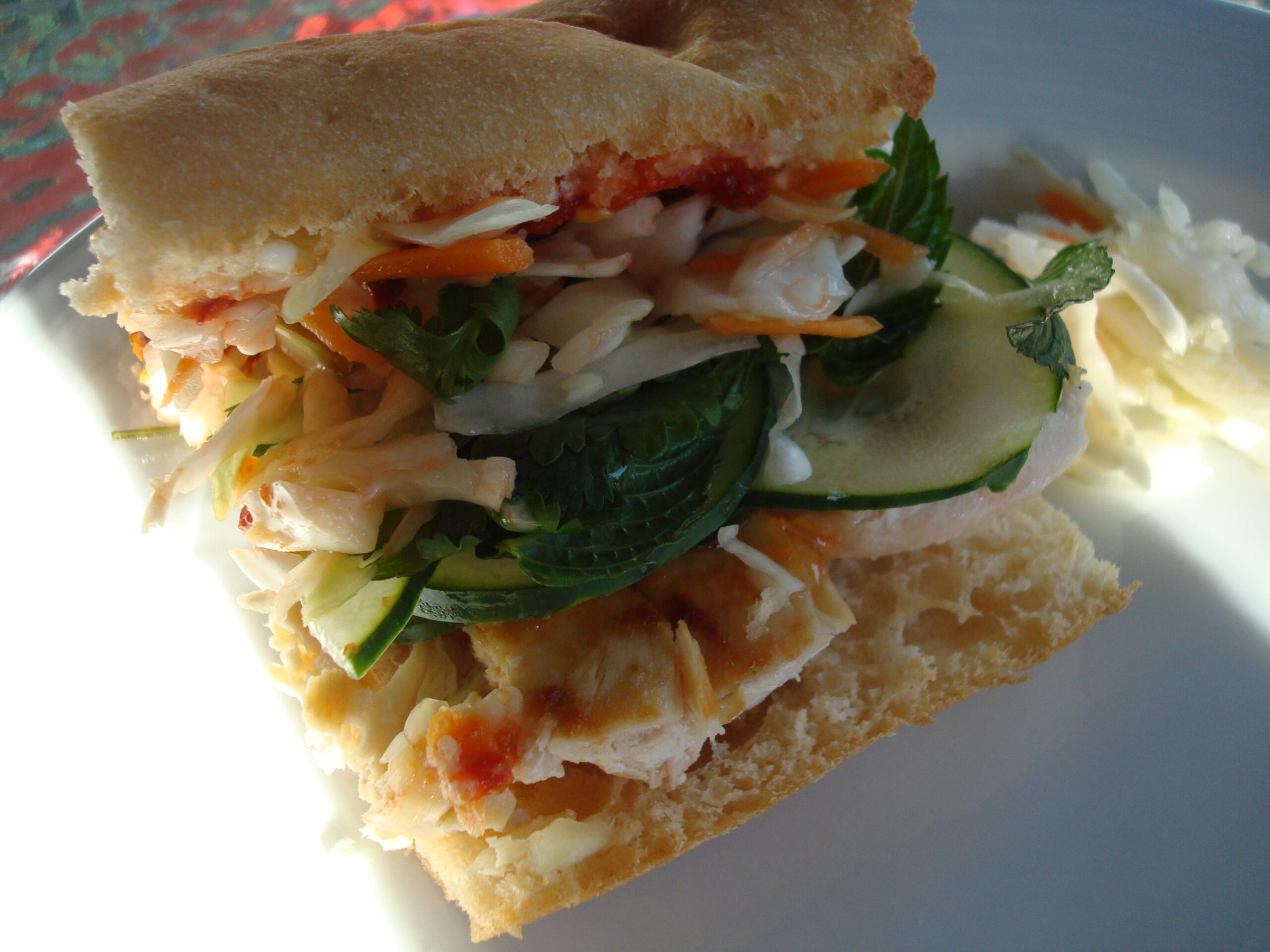 Delicious Banh Mi-Style Chicken Sandwich Recipe