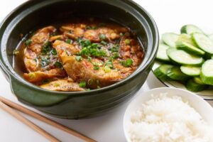 Braised Clay Pot Vietnamese Fish Recipe With Ginger (Ca Kho Gung