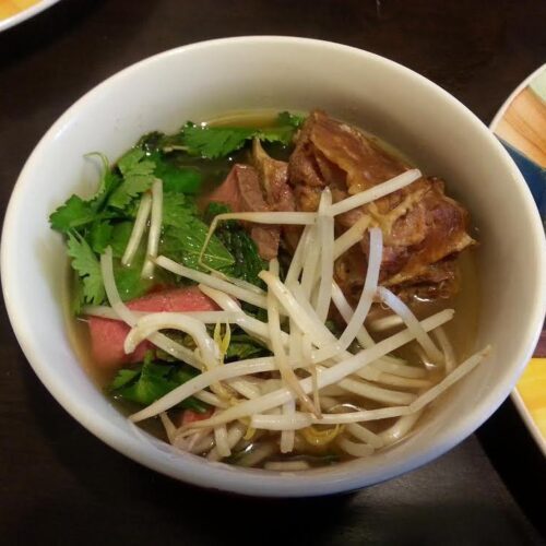 Bun Bo Hue (Spicy Hue Style Noodle Soup With Lemongrass)