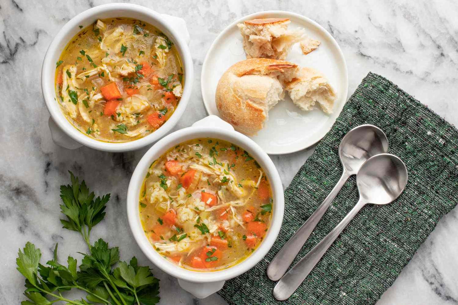  Creamy and savory: Chicken and rice soup that hits the spot