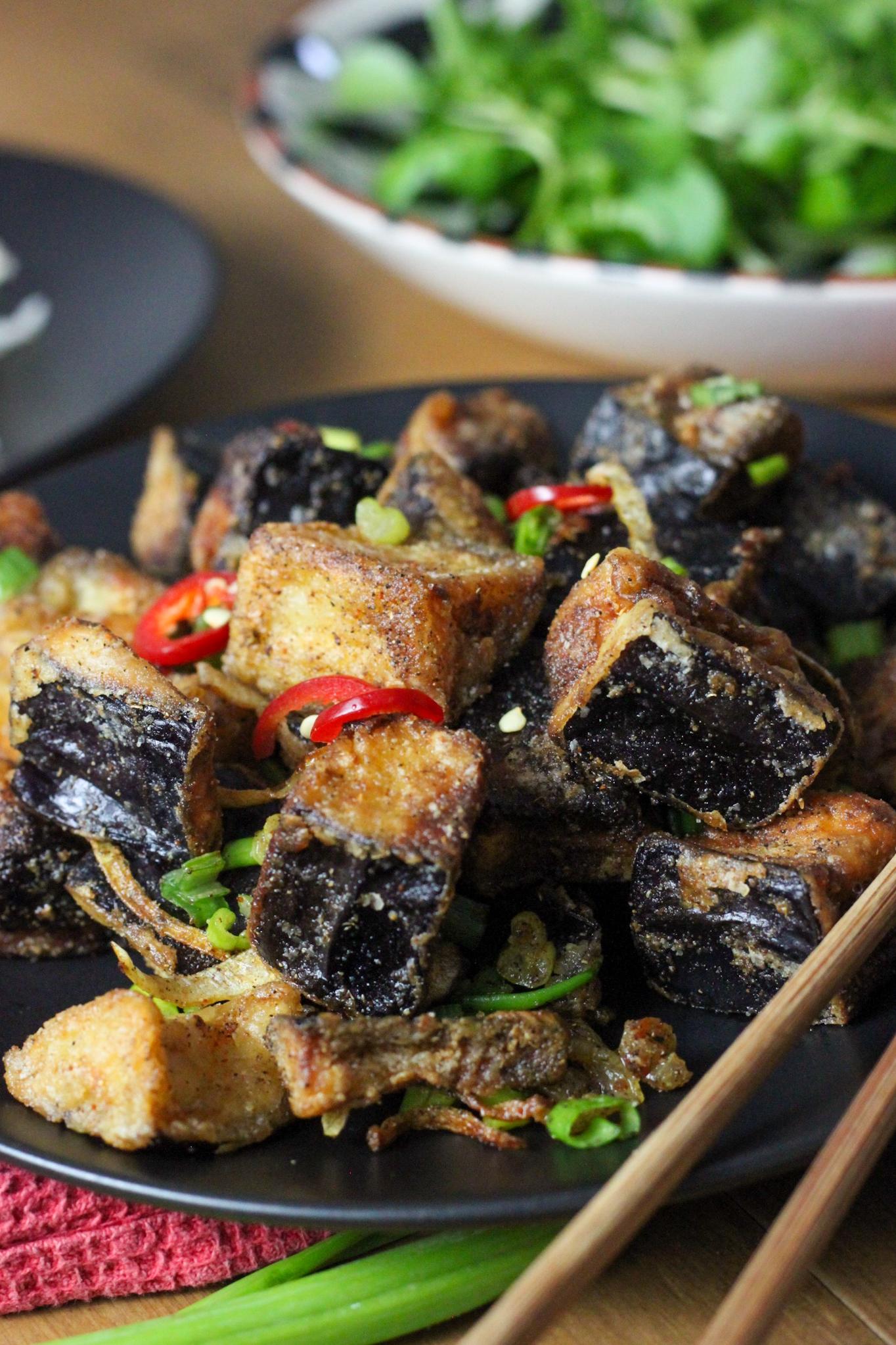  Crispy and flavorful Vietnamese Salt and Pepper Eggplant