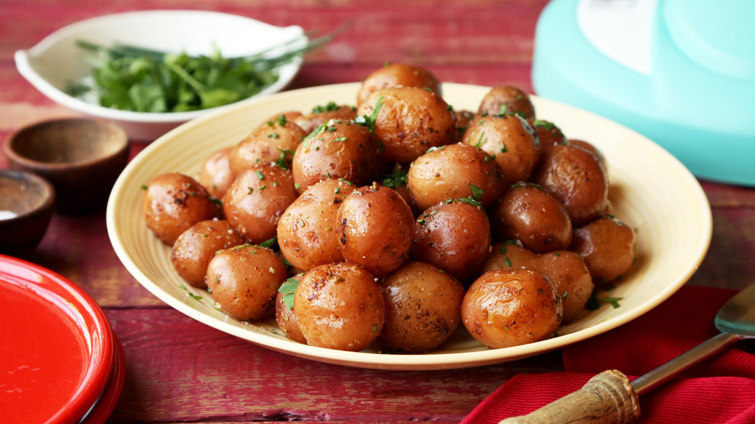  Crispy and golden brown, these potatoes are sure to be a hit!