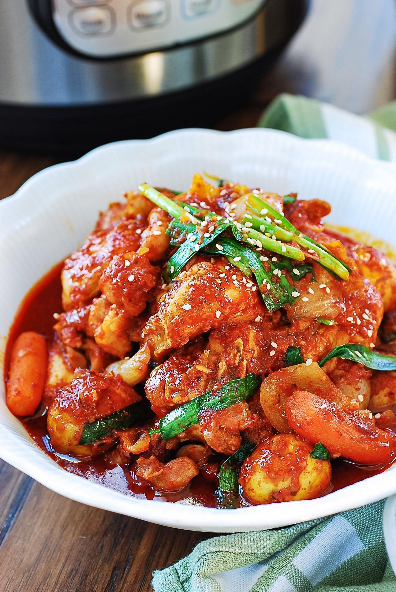 Delicious Dak Bokkeumtang – Korean Spicy Chicken Stew Recipe