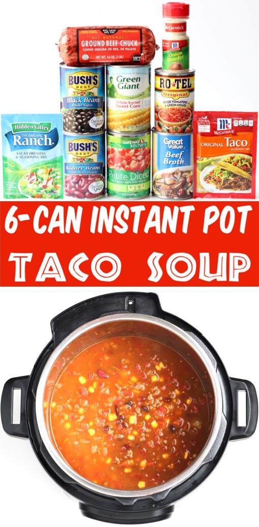  Feeling chilly? This Instant Pot Taco Soup is the perfect way to warm up.