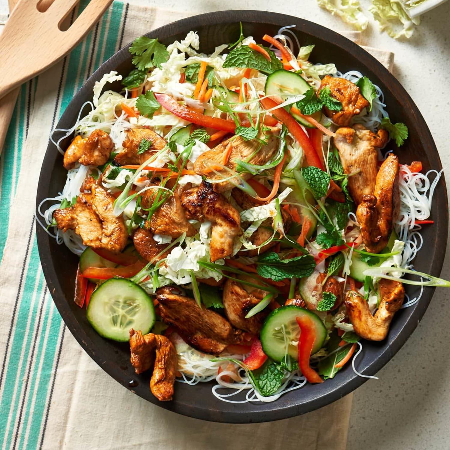  Fresh and healthy, this Vietnamese-Style Chicken Salad is perfect for a light lunch or dinner.
