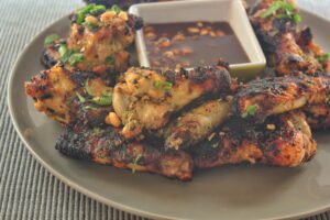 Grilled Vietnamese Style Chicken Wings