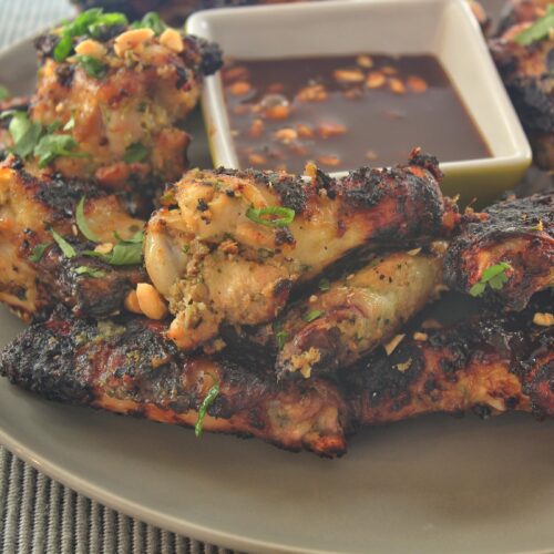 Grilled Vietnamese Style Chicken Wings