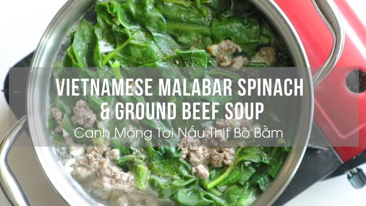  Have a taste of Vietnam with this delicious Beef and Spinach Soup recipe!