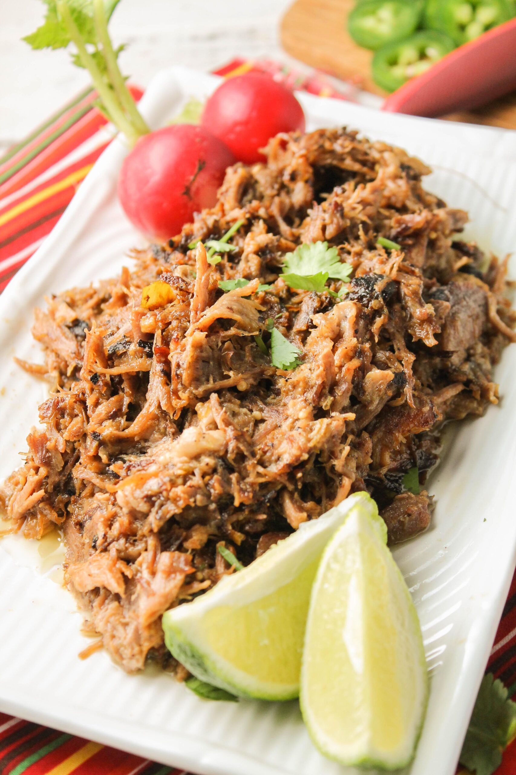  If you're looking for a healthier, low-carb version of traditional carnitas, look no further than this recipe!