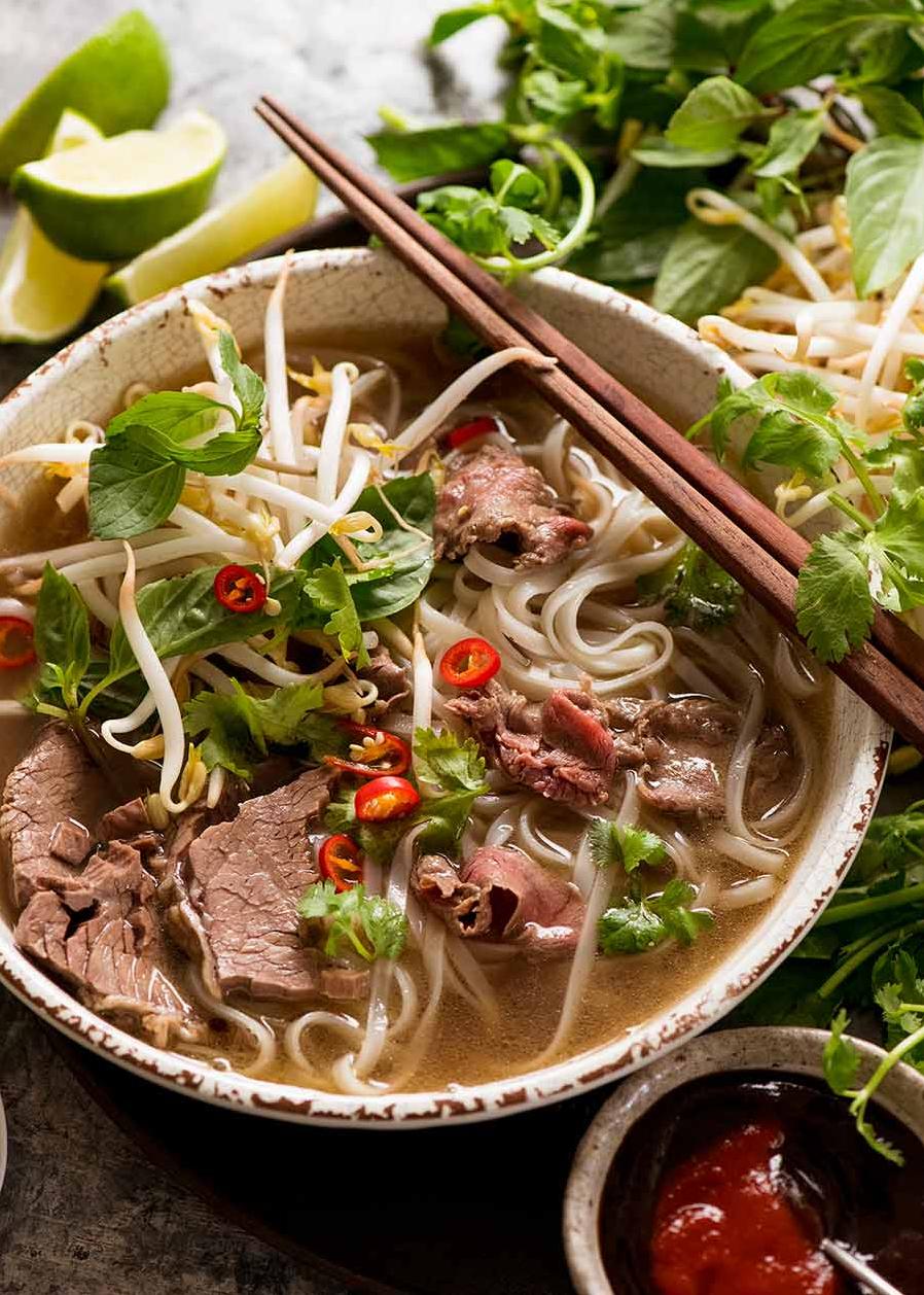  Indulge in a bowl of comfort with this popular Vietnamese dish.