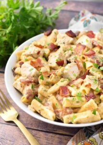 Instant Pot Chicken Ranch Pasta With Bacon