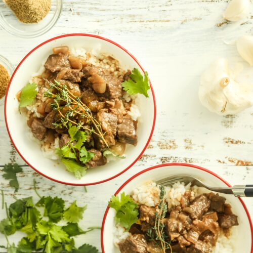 Instant Pot Cumin Lamb Stew With Curry and Chilis