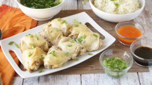 Instant Pot Hainanese Chicken and Rice