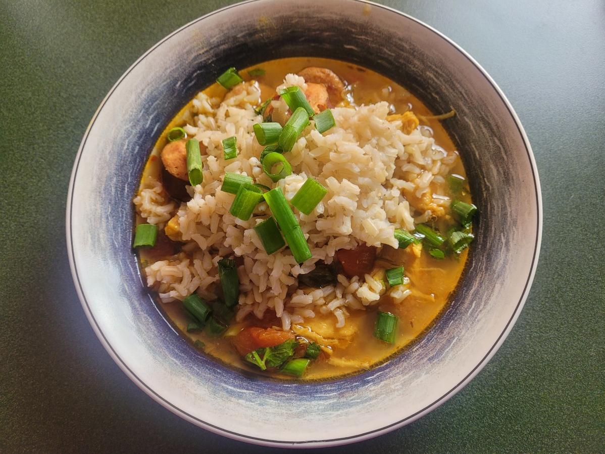  It's a touchdown with this gluten-free gumbo!