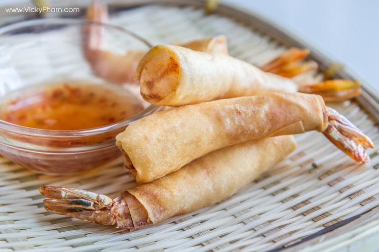  Looking for a new addition to your game-day menu? Vietnam Style Pork and Shrimp Egg Rolls are here to win.