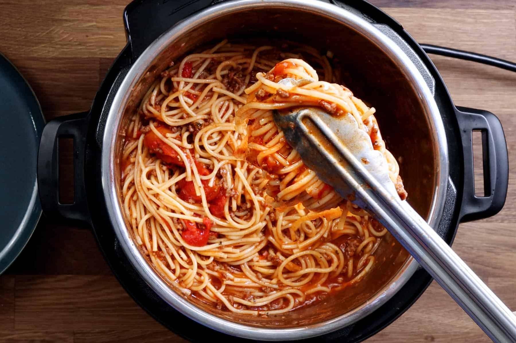  My instant pot spaghetti game is strong.