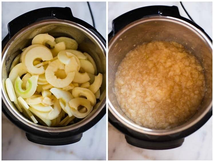  No need to peel your apples for this recipe - just throw them in the Instant Pot!