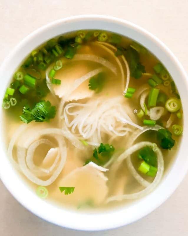  On a busy day, nothing beats a quick and easy Pho Ga for a satisfying meal.