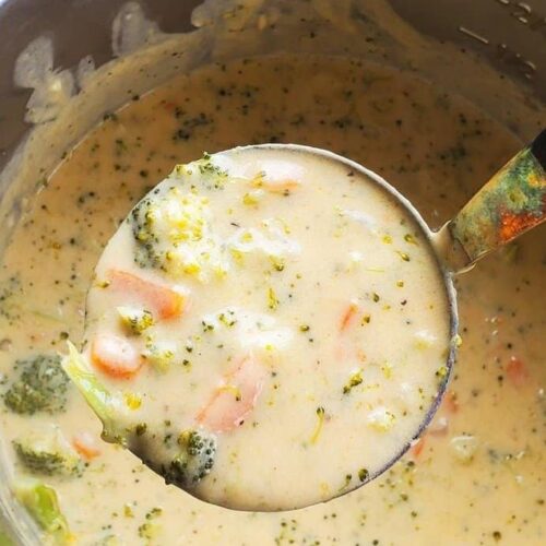 Panera's Broccoli and Cheddar Instant Pot Soup