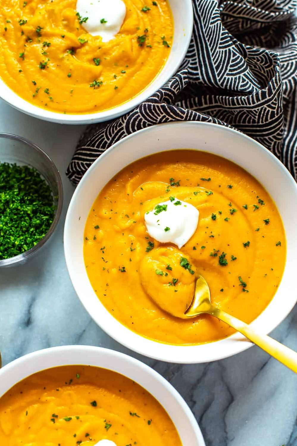  Say goodbye to boring soups, and hello to this vibrant recipe.