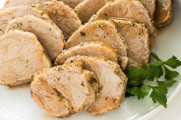  Say goodbye to dry and boring pork tenderloin with this recipe.