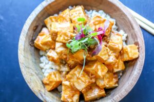 Simple Tofu With Peanut Butter (Vietnamese)