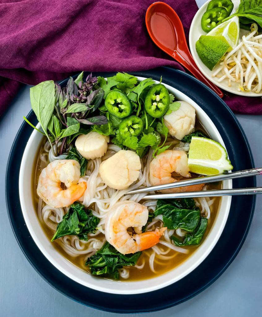  Slurp your way to happiness with this delicious pho ramen.
