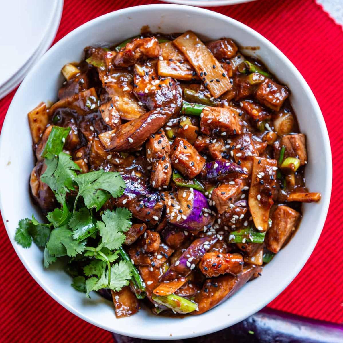 Spicy Eggplant and Pork Hot Pot Recipe – Simply Delicious