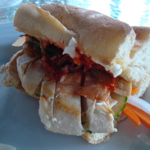 Spicy Vietnamese Chicken Sandwiches