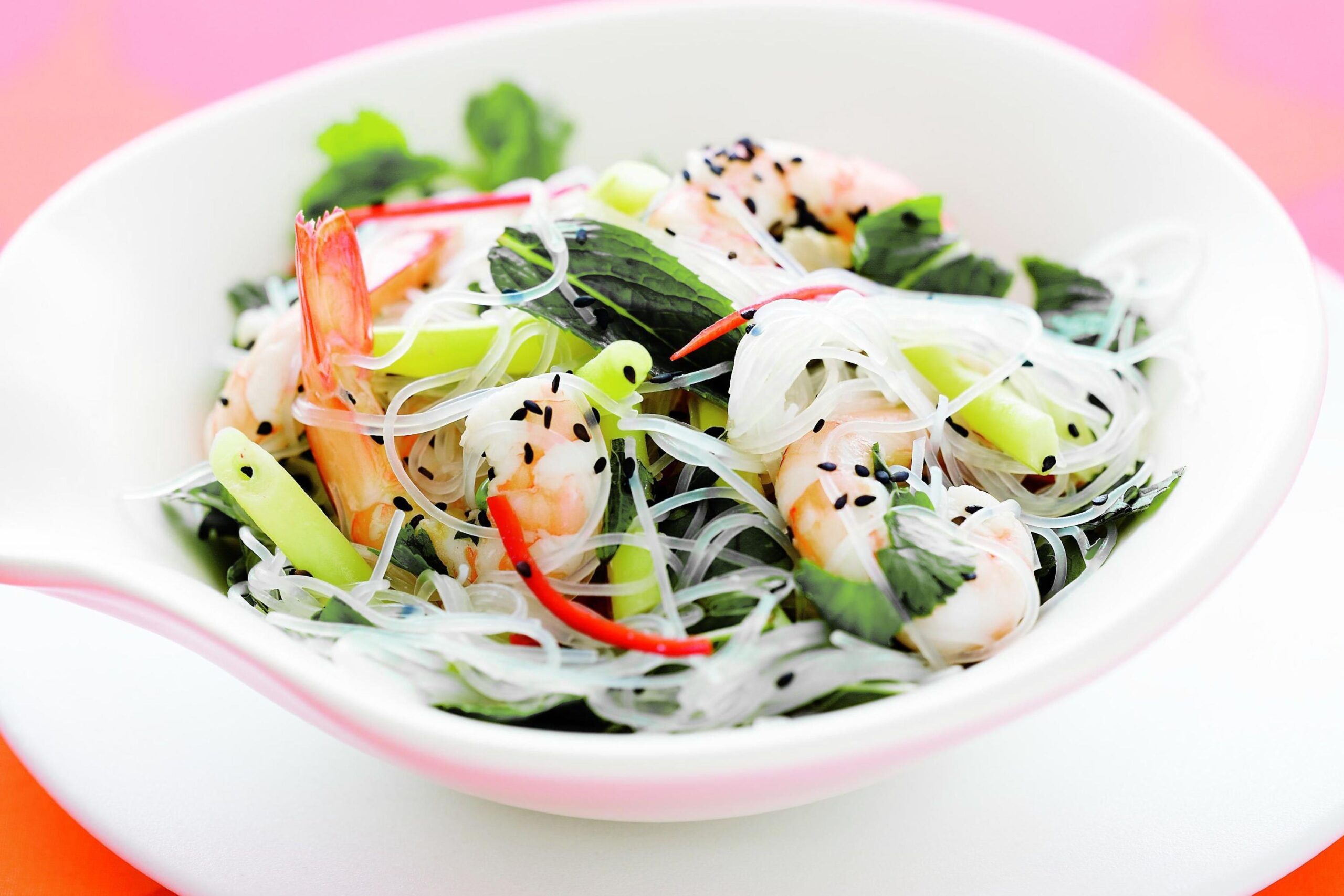 Sure, here are 10 unique photo captions for the Vietnamese Shrimp and Glass Noodle Salad recipe: