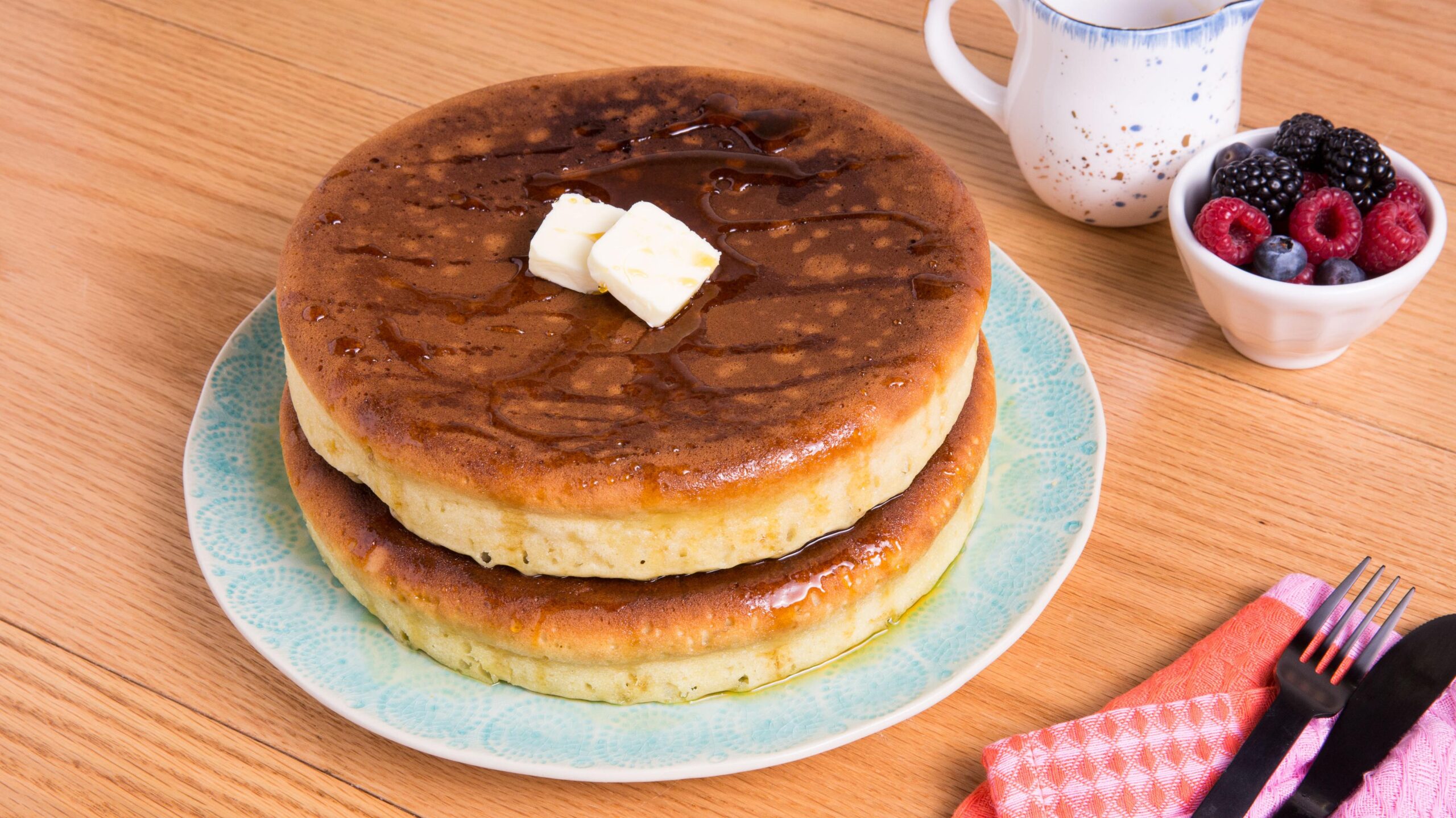 Sure, here are 11 unique photo captions for the Giant Instant Pot Pancakes recipe: