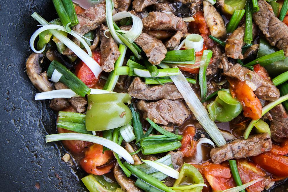  Tender, juicy beef strips stir-fried to perfection and bathed in a sweet and savory sauce.