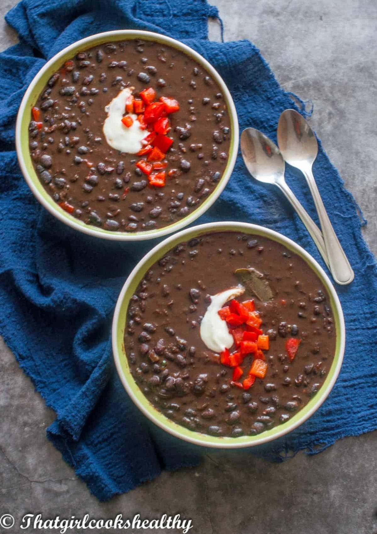  The aroma of this Instant Pot Cuban Black Bean Soup will have your taste buds jumping for joy.