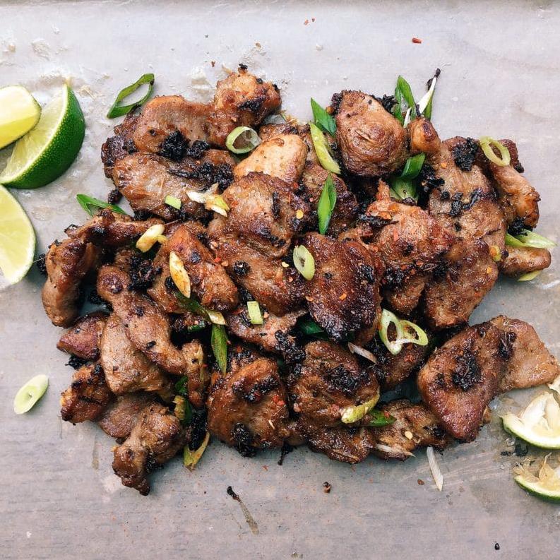  The aromatic and refreshing smell of lemongrass makes this pork dish so delightful.