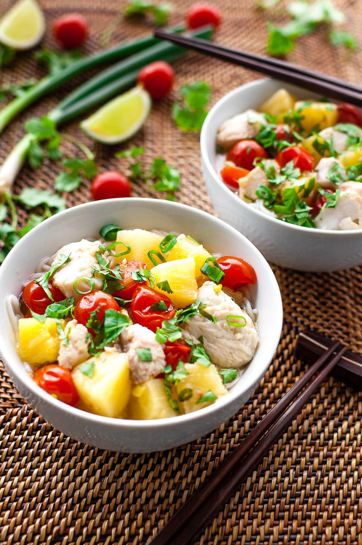  The chunks of juicy tomatoes and tender fish bring an explosion of color to your dish!