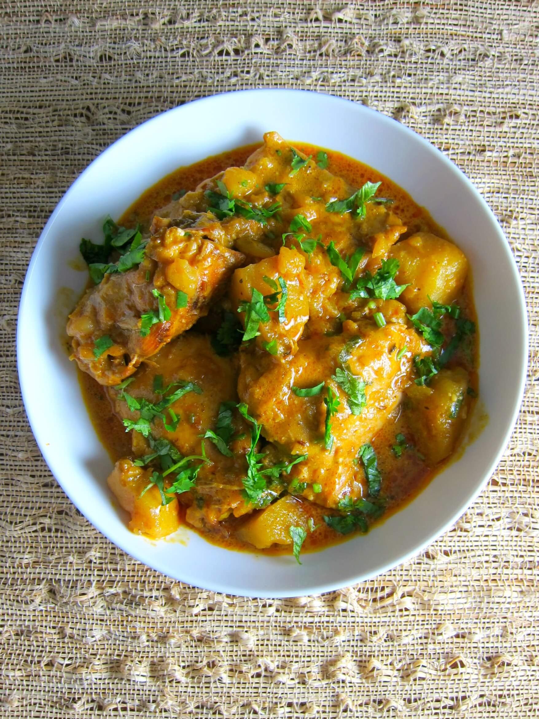  The colorful ingredients blended together to create dishes that feel like comfort food with this Instant Pot Curry Chicken.