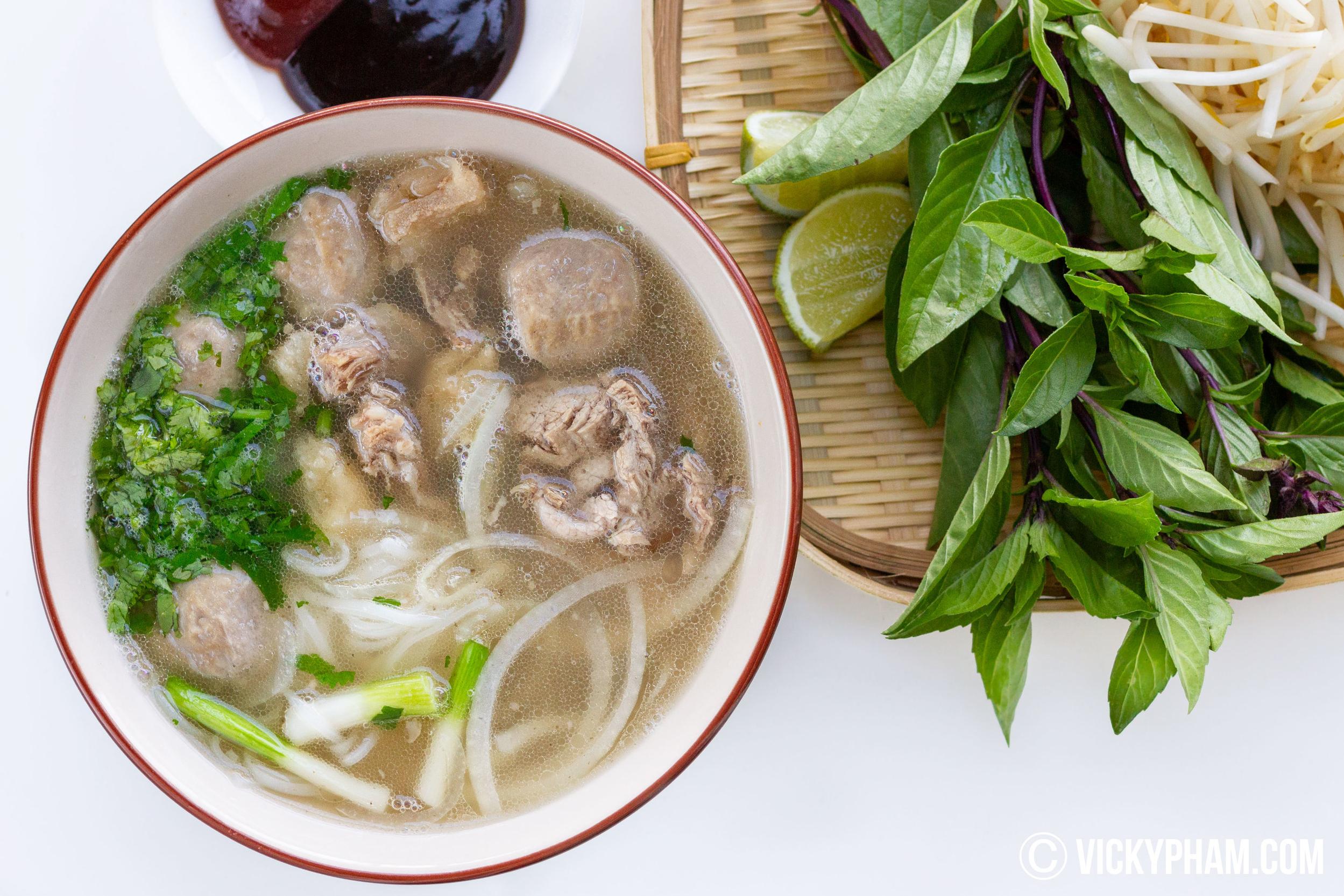  The perfect bowl of comfort on a chilly day - Beef Pho Bo.
