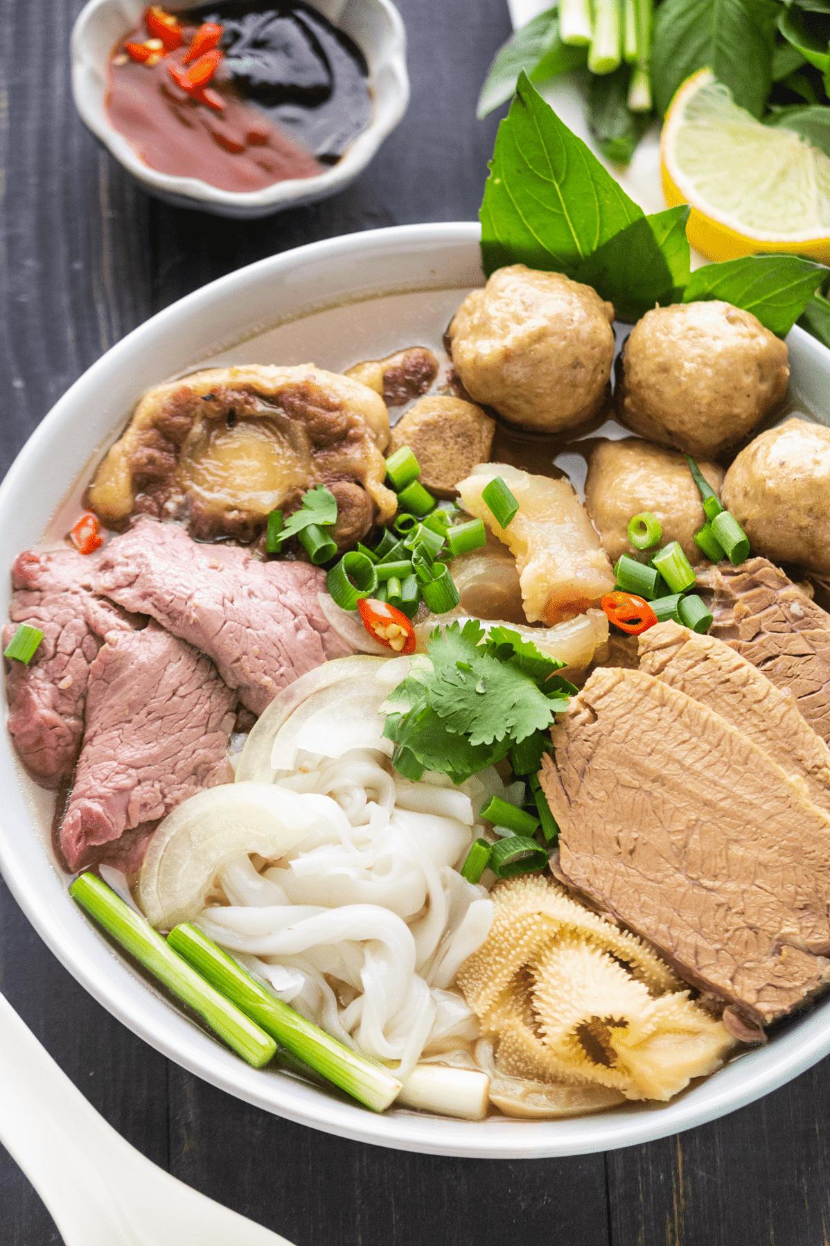  The rice noodles in Pho Bac soak up the flavors of the broth, creating a truly delectable experience.