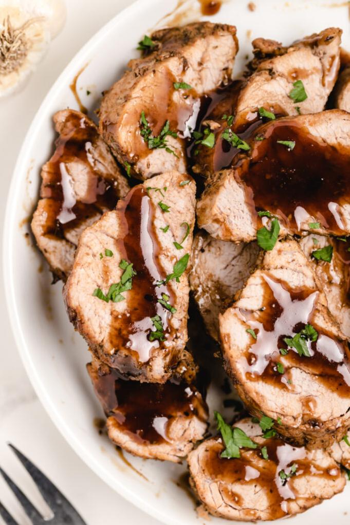  The secret ingredient- balsamic vinegar- is what makes this dish stand out.