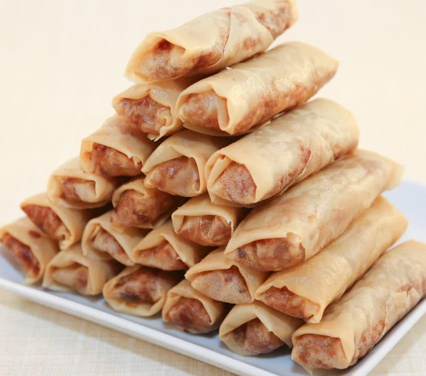  These egg rolls are packed with flavor, making them the perfect party pleaser.