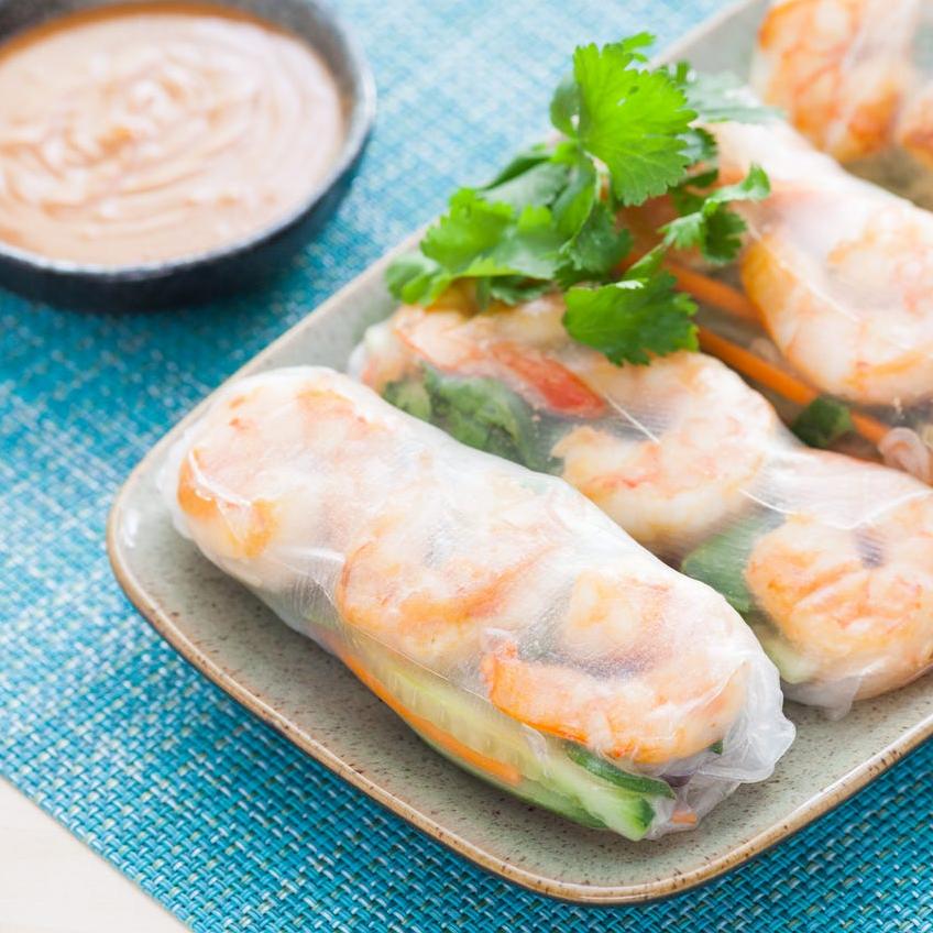  These shrimp rolls are packed with flavor and will have your taste buds dancing till dawn!