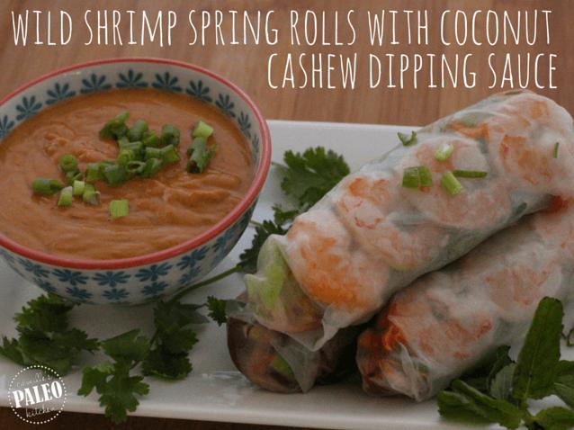  These vibrant shrimp rolls are a feast for the eyes as well as the taste buds!