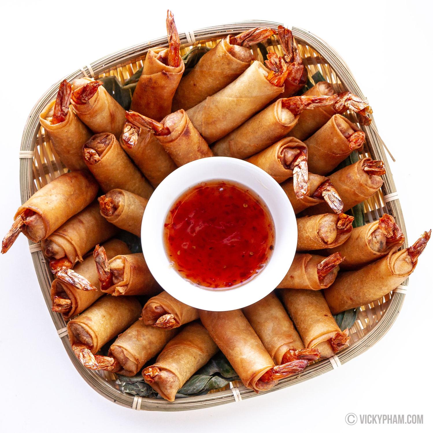  These Vietnam Style Pork and Shrimp Egg Rolls are the perfect appetizer for any occasion!