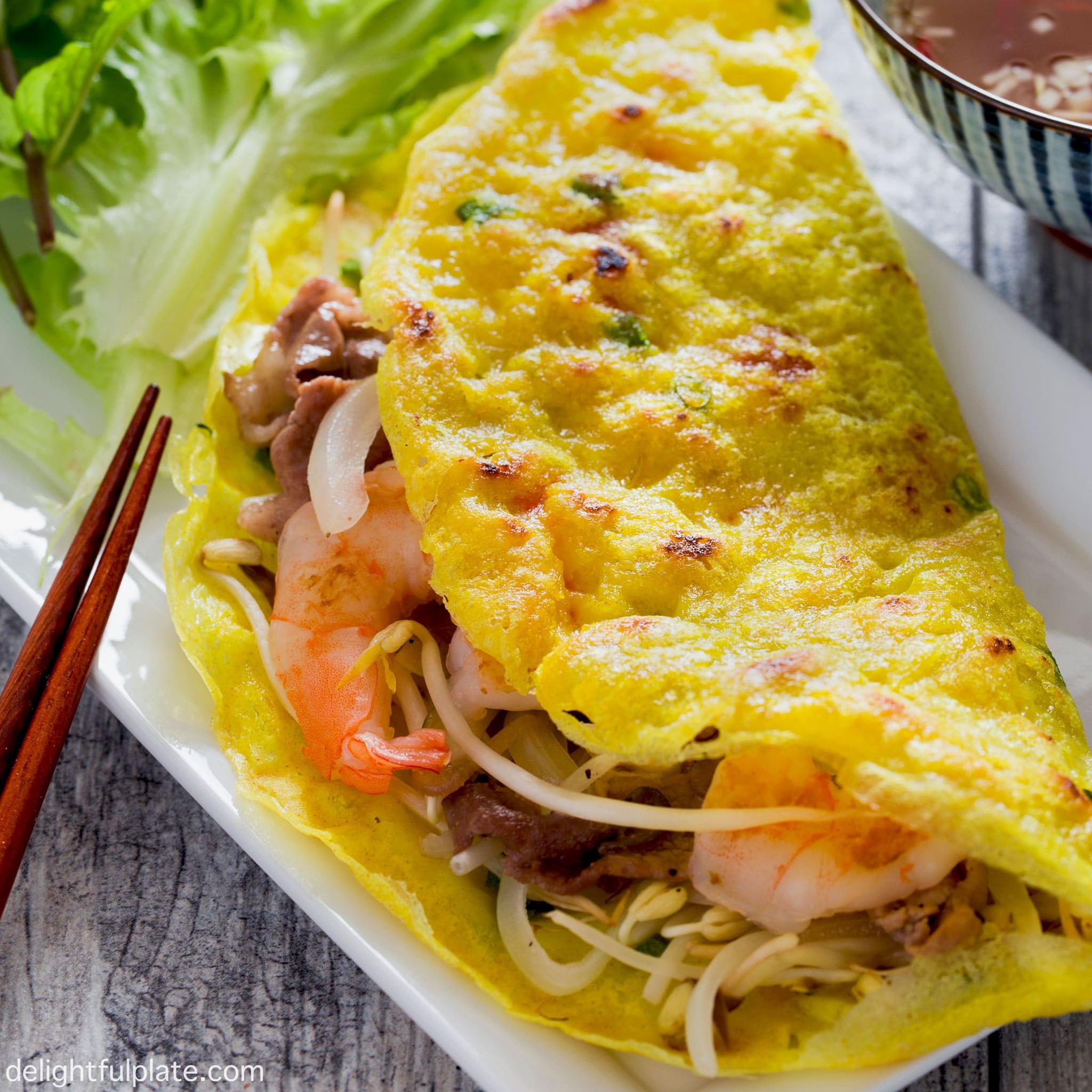  These Vietnamese crepes will transport your taste buds straight to the streets of Ho Chi Minh City.