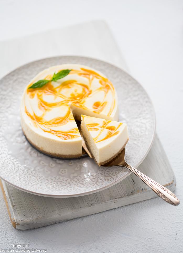  This cheesecake is the perfect balance of sweet and tart, with a hint of tropical paradise.